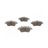 Conjunto de pastilhas de freio JAPANPARTS JAPPA-0075AF
