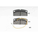 Conjunto de pastilhas de freio JAPANPARTS JAPPA-021AF