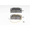Conjunto de pastilhas de freio JAPANPARTS JAPPA-021AF
