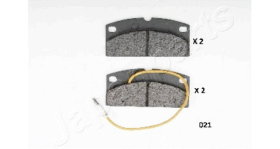 Conjunto de pastilhas de freio JAPANPARTS JAPPA-021AF