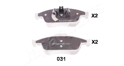 Conjunto de pastilhas de freio JAPANPARTS JAPPA-031AF
