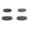 Conjunto de pastilhas de freio JAPANPARTS JAPPA-803AF