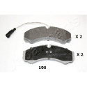 Conjunto de pastilhas de freio JAPANPARTS JAPPP-100AF
