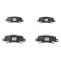 Conjunto de pastilhas de freio JAPANPARTS JAPPP-257AF