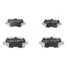 Conjunto de pastilhas de freio JAPANPARTS JAPPP-K12AF