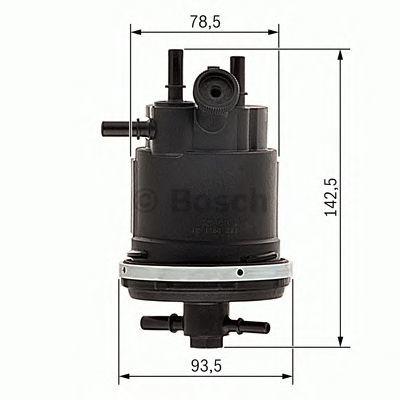 Filtro de combustível BOSCH 0 450 907 001