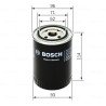 Filtro de óleo BOSCH 0 451 103 217