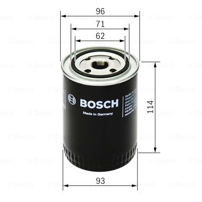 Filtro de óleo BOSCH 0 451 103 217