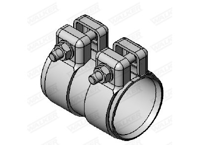 Conector de tubos, sistema de escape