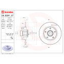 Conjunto de discos de freio BREMBO 08.B391.27