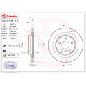 Conjunto de discos de freio BREMBO 09.C743.11