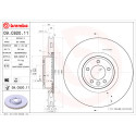 Conjunto de discos de freio BREMBO 09.C820.11