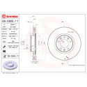 Conjunto de discos de freio BREMBO 09.C825.11