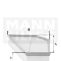 Filtro de ar MANN-FILTER C 29 030