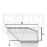 Filtro de ar MANN-FILTER C 29 030