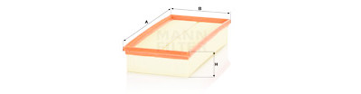 Filtro de ar MANN-FILTER C 35 017