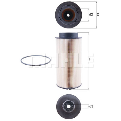 Filtro de combustível MAHLE ORIGINAL KX 264D