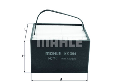 Filtro de combustível MAHLE ORIGINAL KX 394