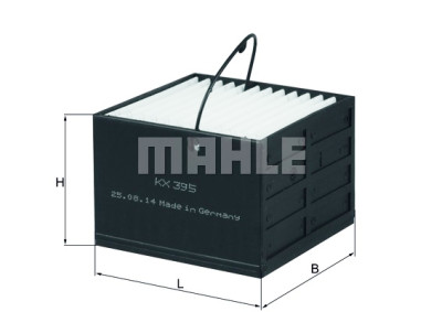 Filtro de combustível MAHLE ORIGINAL KX 395