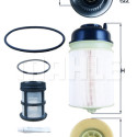Filtro de combustível MAHLE ORIGINAL KX 400KIT