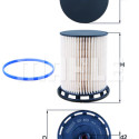 Filtro de combustível MAHLE ORIGINAL KX 493D