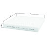 Filtro de ar de cabine MAHLE ORIGINAL LA 1123