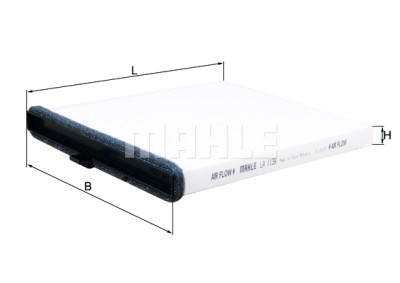 Filtro, ar de cabine MAHLE ORIGINAL LA 1139