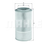 Filtro de ar MAHLE ORIGINAL LX 1024