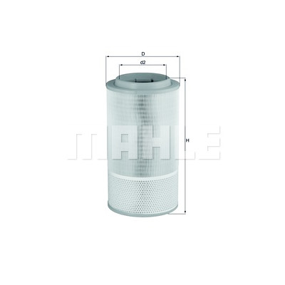 Filtro de ar MAHLE ORIGINAL LX 1024