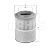 Filtro de ar MAHLE ORIGINAL LX 1072