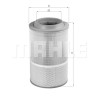 Filtro de ar MAHLE ORIGINAL LX 1276