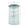 Filtro de ar MAHLE ORIGINAL LX 1457