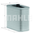 Filtro de ar MAHLE ORIGINAL LX 1590