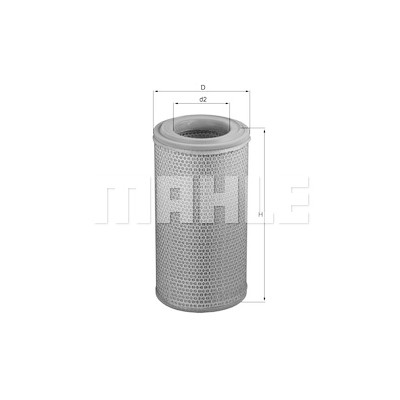 Filtro de ar MAHLE ORIGINAL LX 1629