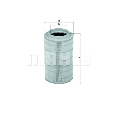 Filtro de ar MAHLE ORIGINAL LX 1789
