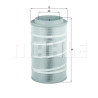 Filtro de ar MAHLE ORIGINAL LX 1807