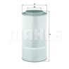Filtro de ar MAHLE ORIGINAL LX 1894