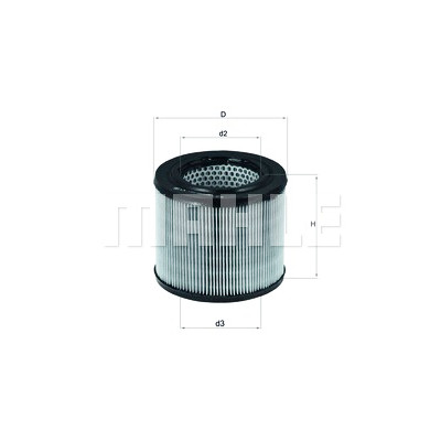 Filtro de ar MAHLE ORIGINAL LX 194