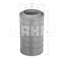 Filtro de ar MAHLE ORIGINAL LX 1956