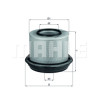 Filtro de ar MAHLE ORIGINAL LX 263
