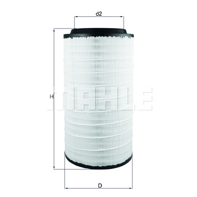 Filtro de ar MAHLE ORIGINAL LX 3889