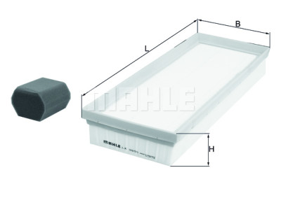 KIT filtro de ar MAHLE ORIGINAL LX 3955