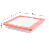 Filtro de ar MAHLE ORIGINAL LX 4066