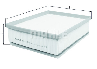 Filtro de ar MAHLE ORIGINAL LX 4068