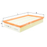 Filtro de ar MAHLE ORIGINAL LX 4077