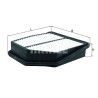 Filtro de ar MAHLE ORIGINAL LX 4082