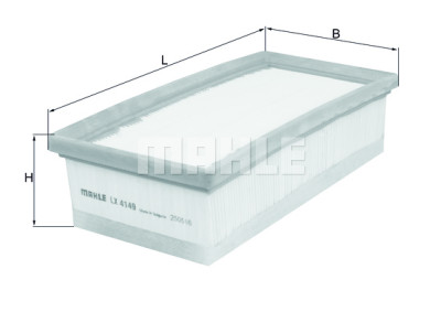 Filtro de ar MAHLE ORIGINAL LX 4149