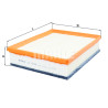Filtro de ar MAHLE ORIGINAL LX 4154