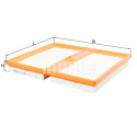 Filtro de ar MAHLE ORIGINAL LX 4246