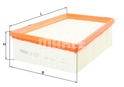 Filtro de ar MAHLE ORIGINAL LX 4297